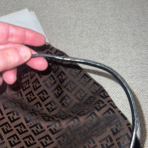 Vintage Authentic Fendi Zucchino Y2K bag - Picture 11 of 12